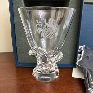 Vintage Steuben Art Glass Vase Hershey PA 100th Anniversary Cocoa Bean Baby New